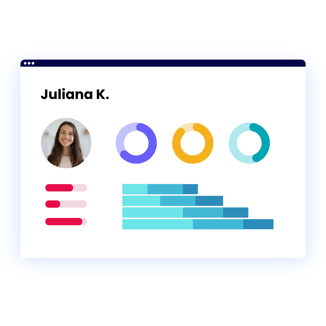 Navengage mobile app design showcasing their user dashboard functionality